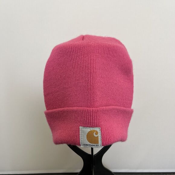 Carhartt Youth Beanie Winter Knit Hat Stocking Cap Snow Ski Pink Bnfts Charity - Picture 1 of 11